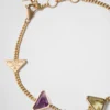 Βραχιόλι Eternal Gold Chain από κίτρινο χρυσό και ημιπολύτιμους λίθους Βραχιόλι Eternal Gold Chain από κίτρινο χρυσό και ημιπολύτιμους λίθους